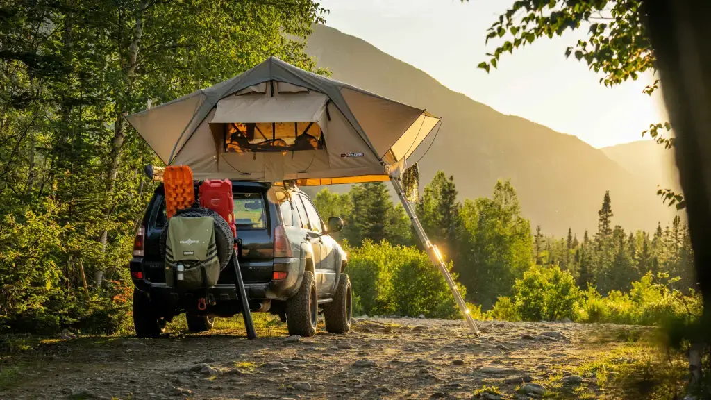 Camping in nature