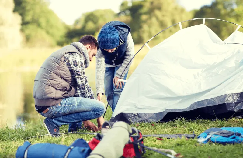 Vilka enkla åtgärder kan vidtas mot stöld i campingområden?