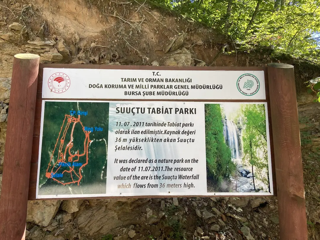 Suuçtu Tabiat Parkı ve Şelalesi — Bursa — küçük resim 9