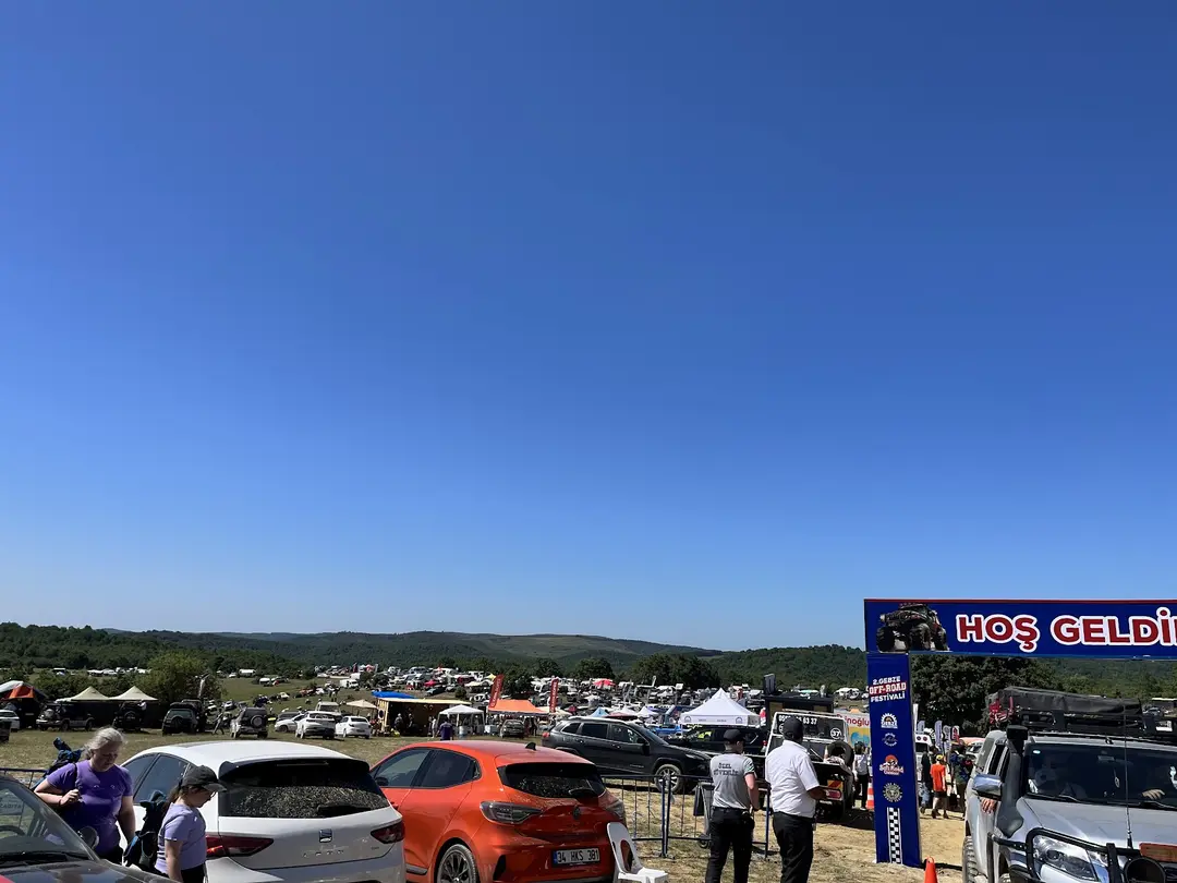 Gebze 1.offroad festivali kamp alanı