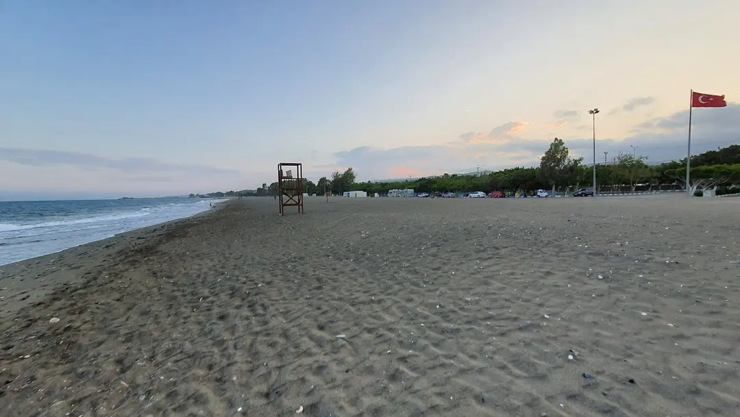 Su plajı kamp alanı