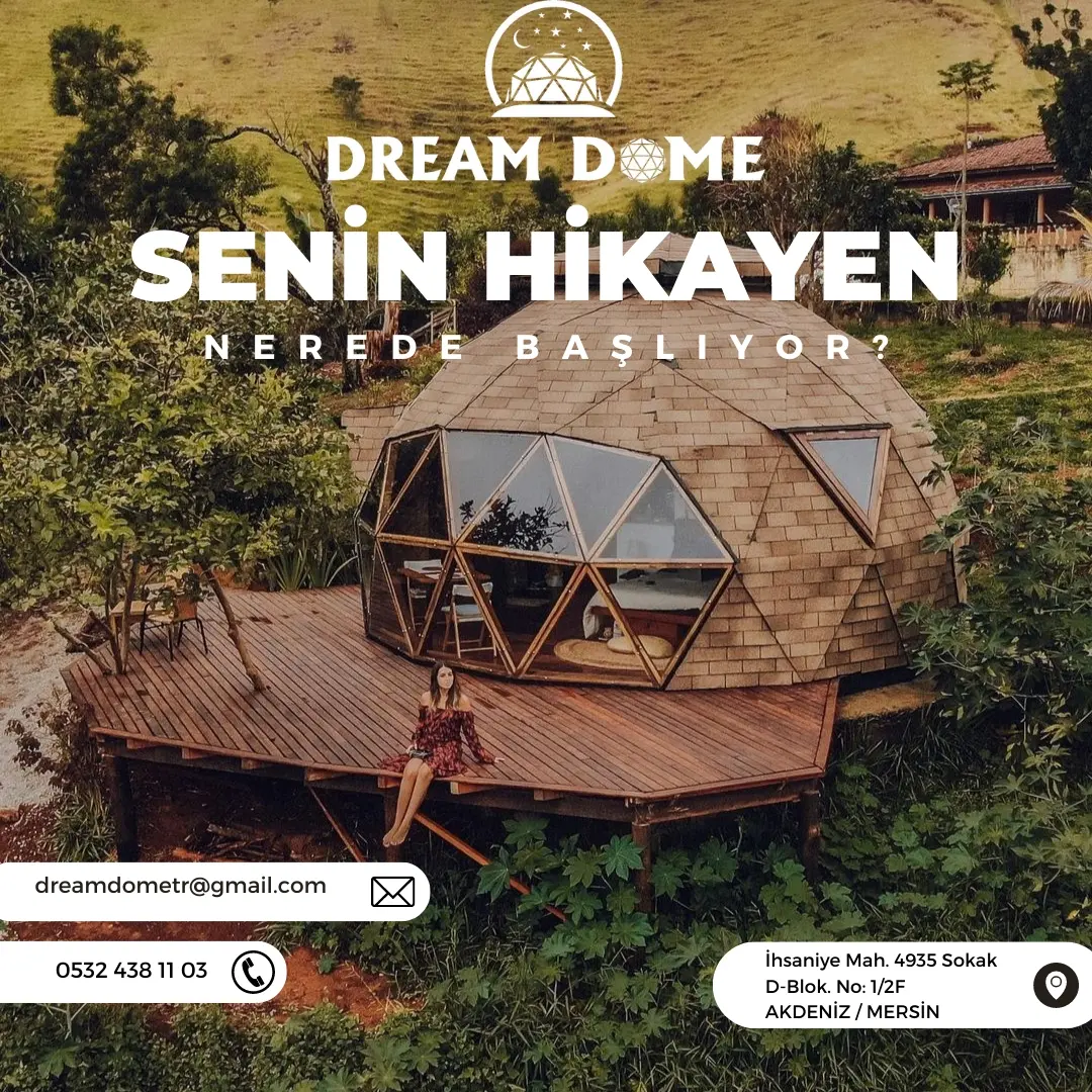 DREAM DOME / Glamping Dome / Luxe Tent / Fanus Dome / Fanus Kubbe / — Mersin — küçük resim 3