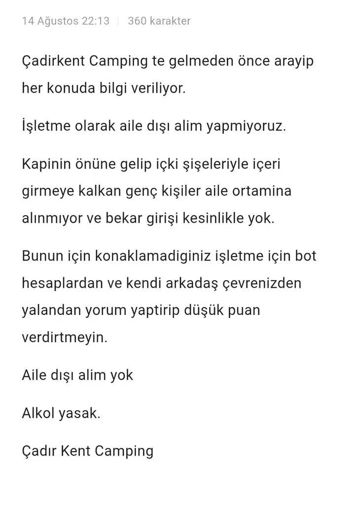Çadır Kent Camping — Samsun — küçük resim 3