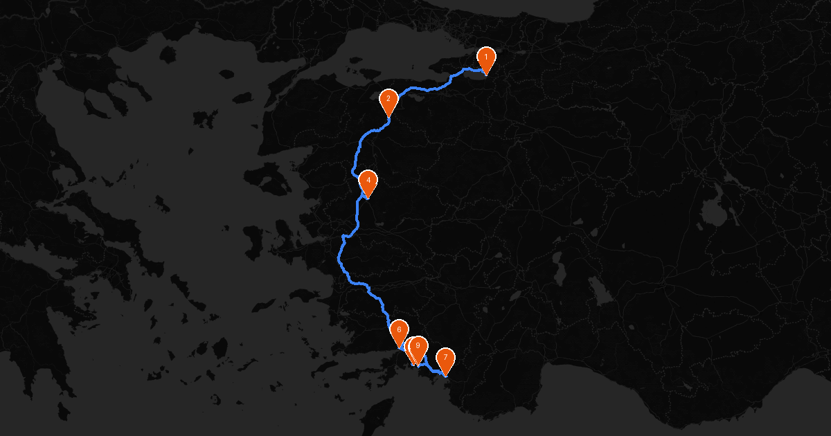 İstanbul'dan Muğla'ya: Sahil Şeridi ve Gizli Koylar Macerası