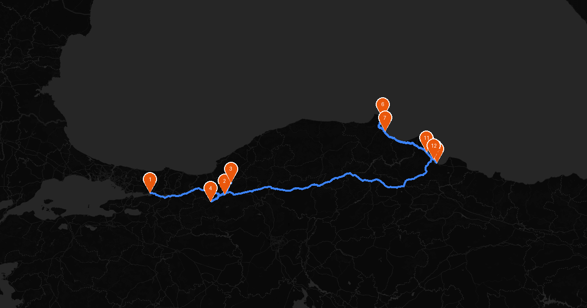 İstanbul'dan Samsun'a: Karadeniz'in Büyüleyici Manzaraları