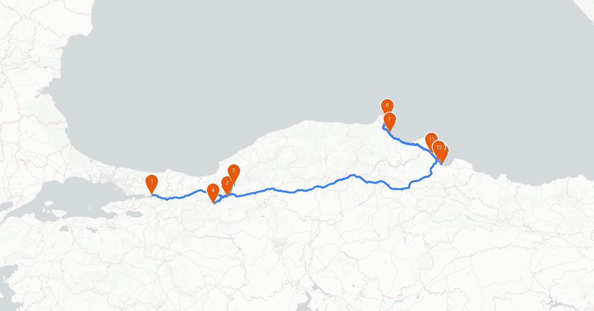 İstanbul'dan Samsun'a: Karadeniz'in Büyüleyici Manzaraları